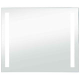 Vidaxl badkamerspiegel led 80x60 cm