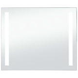 VIDAXL Specchio da bagno LED 80x60 cm