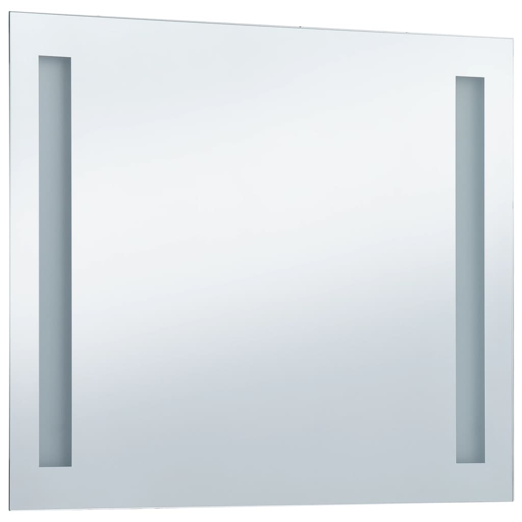 VIDAXL Specchio da bagno LED 80x60 cm