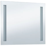 VIDAXL Specchio da bagno LED 80x60 cm