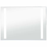 Vidaxl badkamerspiegel led 100x60 cm
