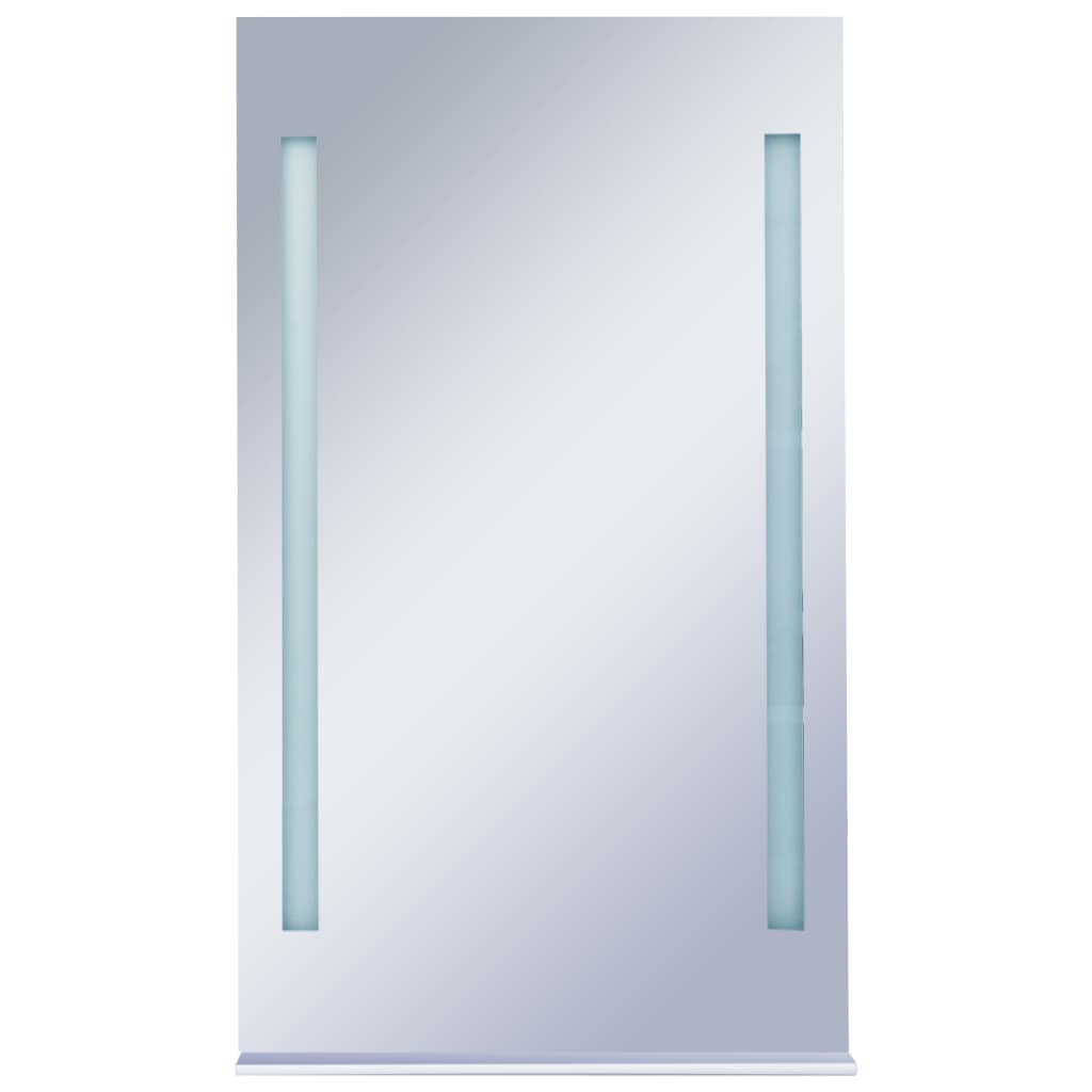 Miroir de salle de bain Vidaxl LED avec schap 60x100 cm