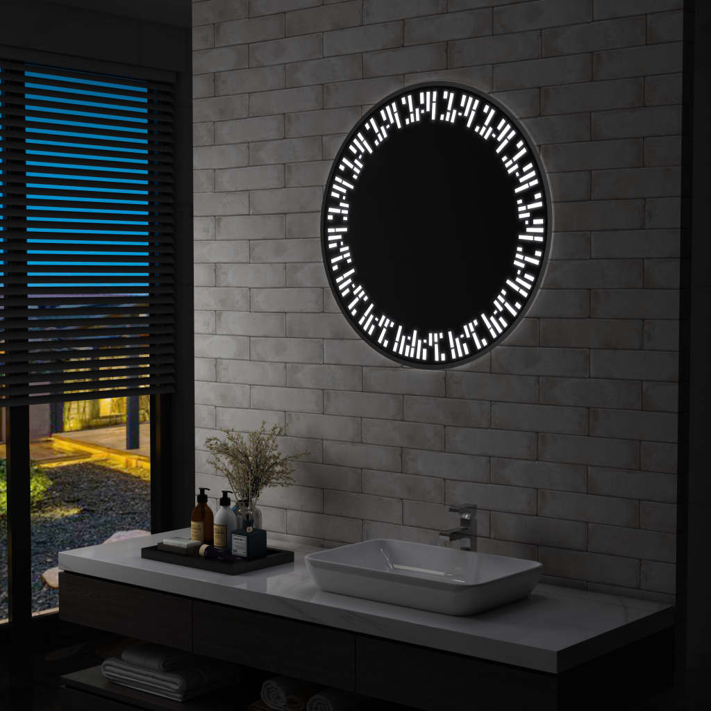 Vidaxl Bathroom Mirror LED 80 cm