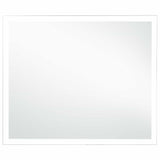 Vidaxl badkamerspiegel led 80x60 cm