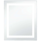 Vidaxl badkamerspiegel led met aanraaksensor 50x60 cm