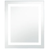 Vidaxl badkamerspiegel led met aanraaksensor 60x80 cm