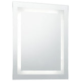 Vidaxl badkamerspiegel led met aanraaksensor 60x80 cm
