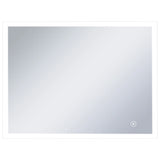 Vidaxl badkamerspiegel led met aanraaksensor 80x60 cm
