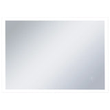 Vidaxl badkamerspiegel led met aanraaksensor 100x60 cm