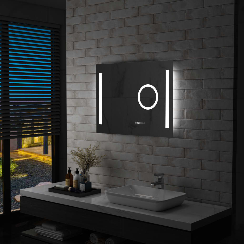 Vidaxl Bathroom Mirror LED with touch sensor 80x60 cm