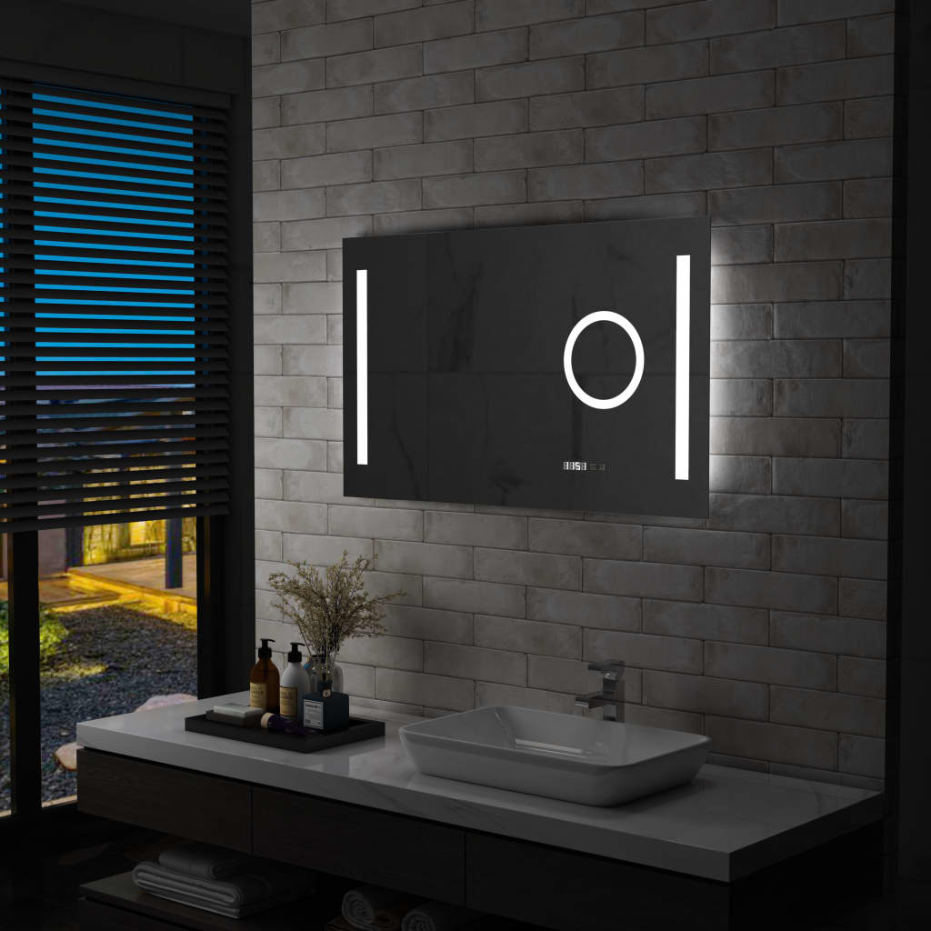 Vidaxl Bathroom Mirror LED with touch sensor 100x60 cm