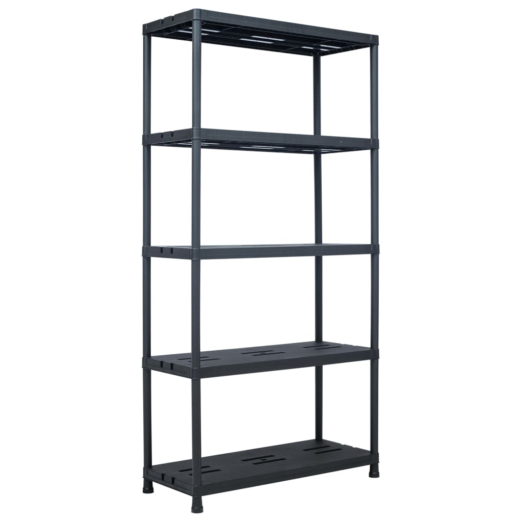 Vidaxl Späichere Rack 260 kg 90X40x18 cm Plastik