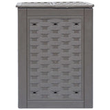 Vidaxl compostbak 300 l 60x60x83 cm kunststof rattan bruin