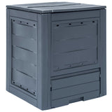 VIDAXL COMPOST BIN 260 L 60X60X73CM GREY