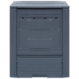 VIDAXL COMPOST BIN 260 L 60X60X73CM GREY