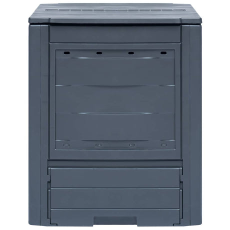 Vidaxl compostbak 260 l 60x60x73cm grijs