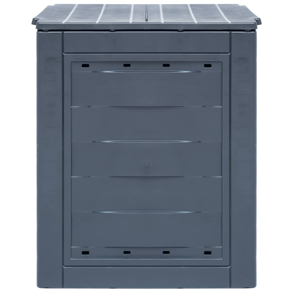 VIDAXL COMPOST BIN 260 L 60X60X73CM GREY