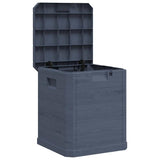 Vidaxl opbergbox 90 l antraciet