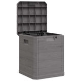 Vidaxl opbergbox voor in de tuin 90 l bruin