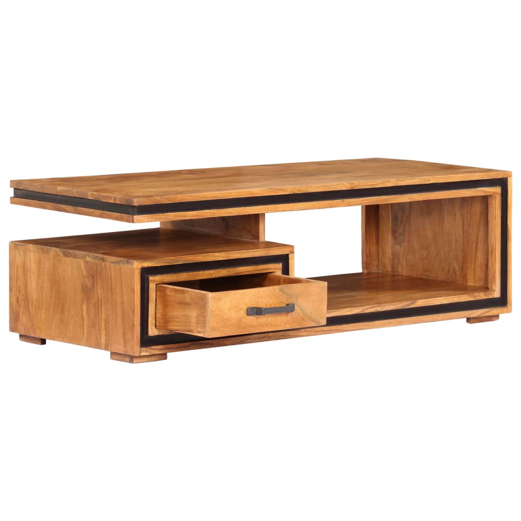 Vidaxl salontafel 100x45x33 cm massief acaciahout