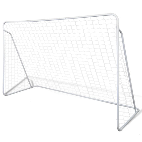 Vidaxl voetbalgoals 2 st 240x90x150 cm staal
