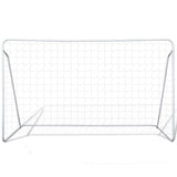 Vidaxl voetbalgoals 2 st 240x90x150 cm staal