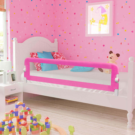 Vidaxl kinderbedhekjes 2 st 150x42 cm roze