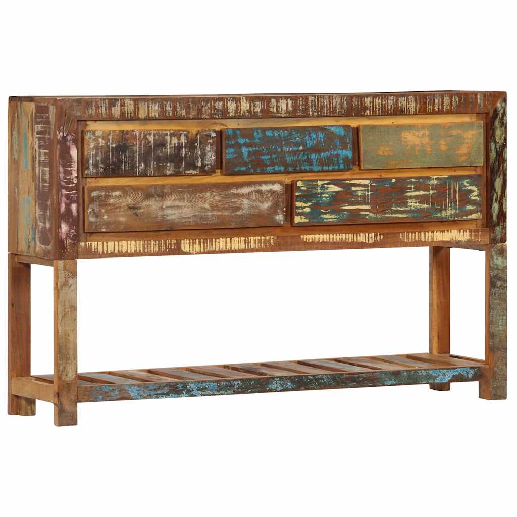 Vidaxl dressoir 120x30x75 cm massief gerecycled hout