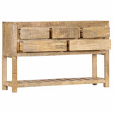 Vidaxl dressoir 120x30x75 cm massief mangohout