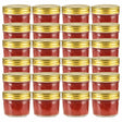 Vidaxl jampotten met goudkleurige deksels 24 st 110 ml glas