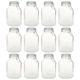 Vidaxl potten met sluiting 12 st 3 l glas
