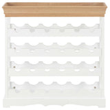 Vidaxl wijnkast 70x22,5x70,5 cm mdf wit