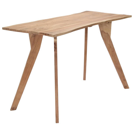 Vidaxl eettafel 120x58x76 cm massief acaciahout