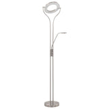 Vidaxl -lampa står 18 W dimbar 180 cm silverfärgad