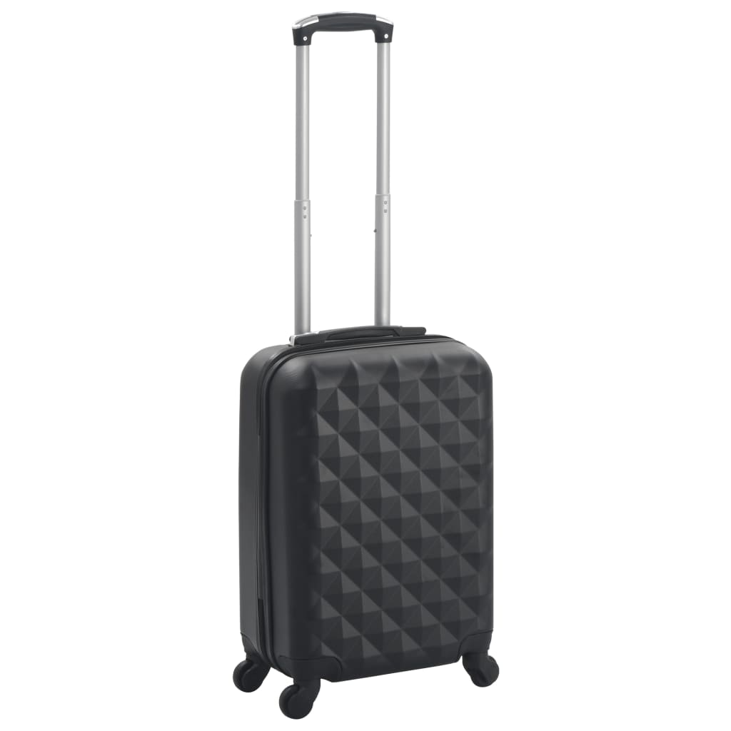 Vidaxl Hard Suitcase Black