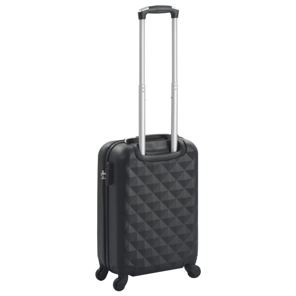 Vidaxl hard suitcase black