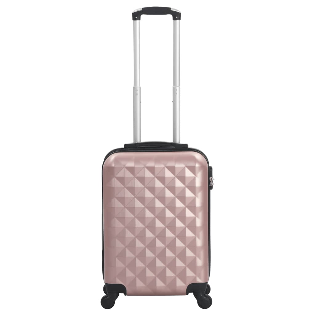 Vidaxl hard suitcase rosé gold