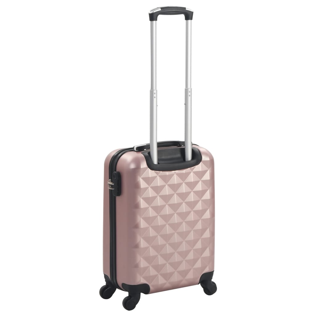 Vidaxl Hard Suitcase Rosé Gold