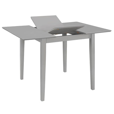 Vidaxl eettafel verlengbaar (80-120)x80x74 cm mdf grijs