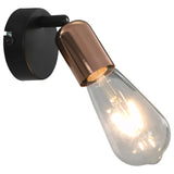 Vidaxl Spotlights 2 St E27 Black e Copper