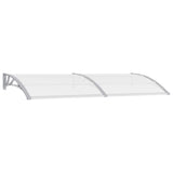 Vidaxl Port Canopy 240x75 cm PC grigio e trasparente