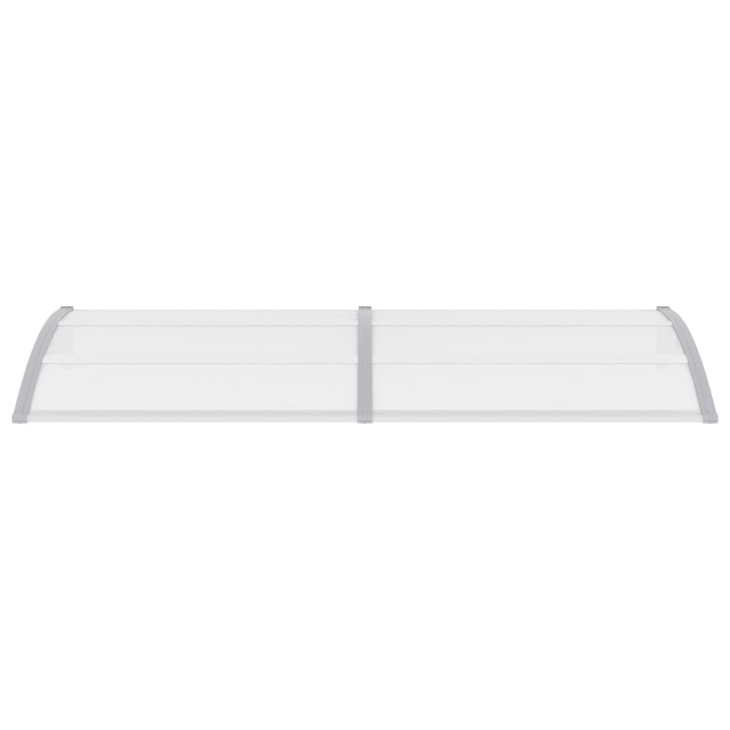 Vidaxl Port Canopy 240x75 cm PC grigio e trasparente