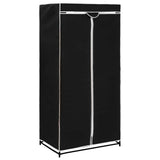 Vidaxl kledingkast 75x50x160 cm zwart