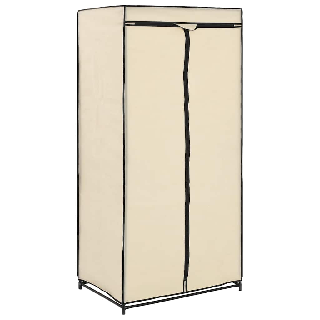 Vidaxl kledingkasten 2 st 75x50x160 cm crème