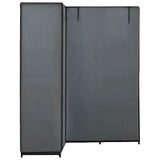 Vidaxl hoekkledingkast 130x87x169 cm grijs