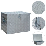 Vidaxl Aluminum box 610x430x455 mm silver colored