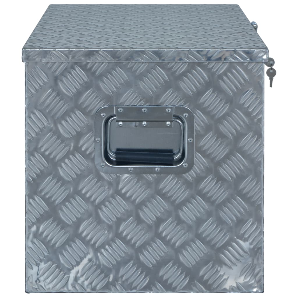 Vidaxl Aluminum box 610x430x455 mm silver colored