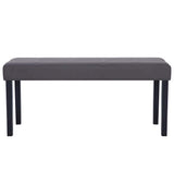 Vidaxl bankje 106 cm kunstleer grijs