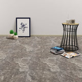 Vidaxl Floorboards Self -adhesive 5.11 m² PVC Black Marble