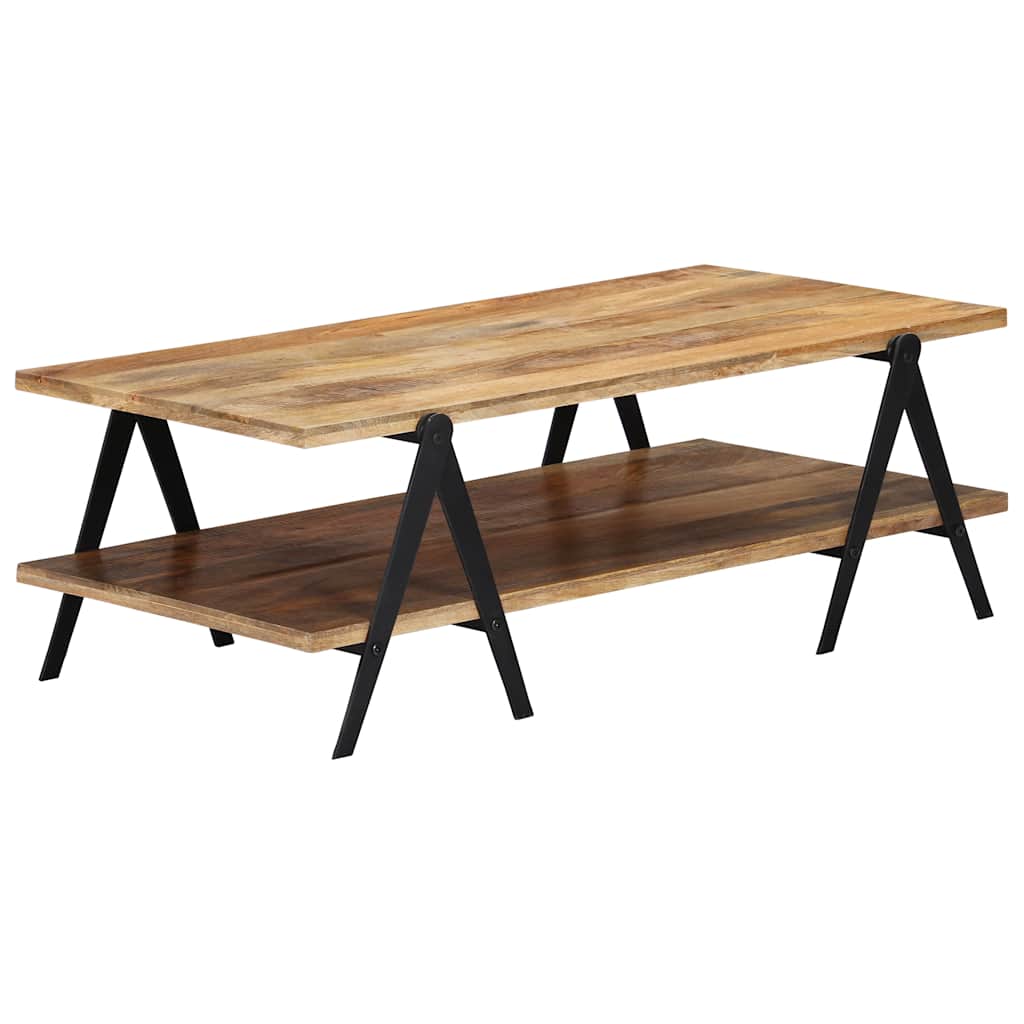 Vidaxl salontafel 115x60x40 cm massief mangohout
